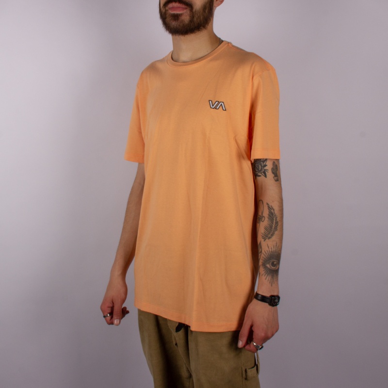 Camiseta RVCA Va Pigment Laranja